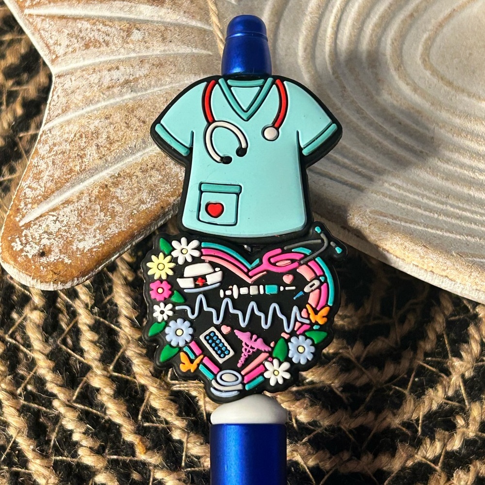 Medical field beaded pen